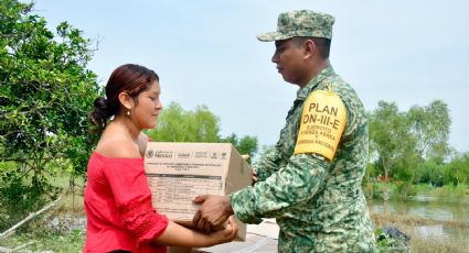 SEDENA aplica Plan DN-III-E en Texistepec y Jesús Carranza, Veracruz, tras daños por Onda Tropical 3