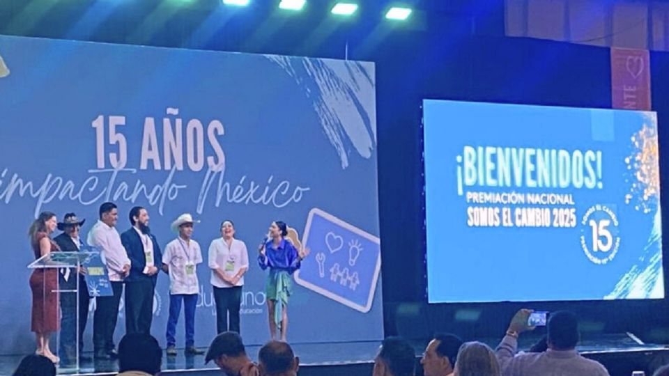 María Fernanda Gómez de la Garza, directora de Somos el Cambio aseguró que estos proyectos son historias de mexicanos y mexicanas que están demostrando que sí se puede.