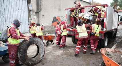 Molestia de vecinos de Iztapalapa por nueva inundación que arrasa sus viviendas