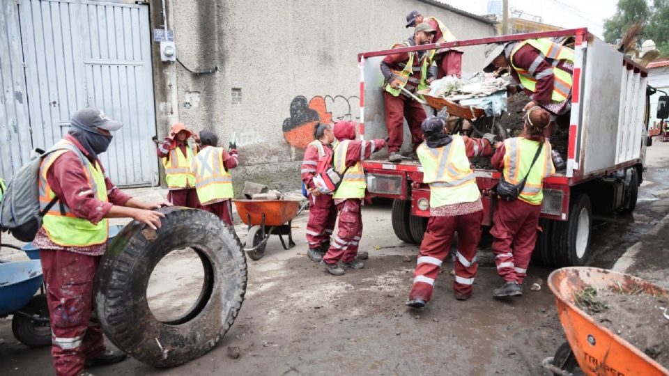 Inundaciones en Iztapalapa.