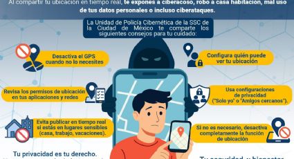Alerta Policía Cibernética sobre riesgos de compartir ubicación actual en tiempo real