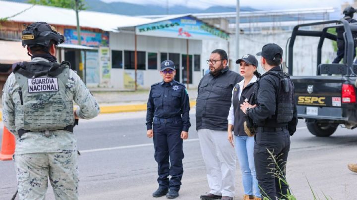Evelyn Salgado supervisa dispositivos de vigilancia en Chilpancingo