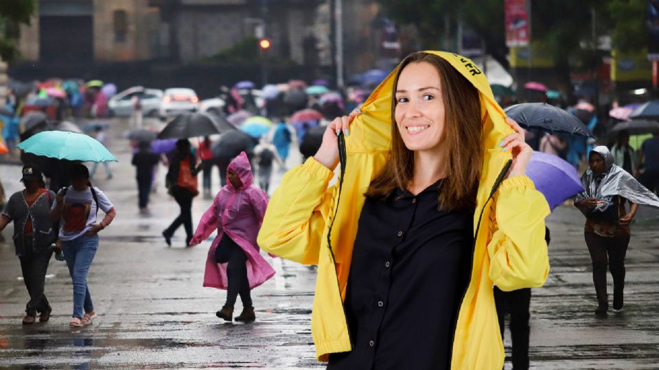 Las autoridades recomiendan a la población portar paraguas o impermeable.