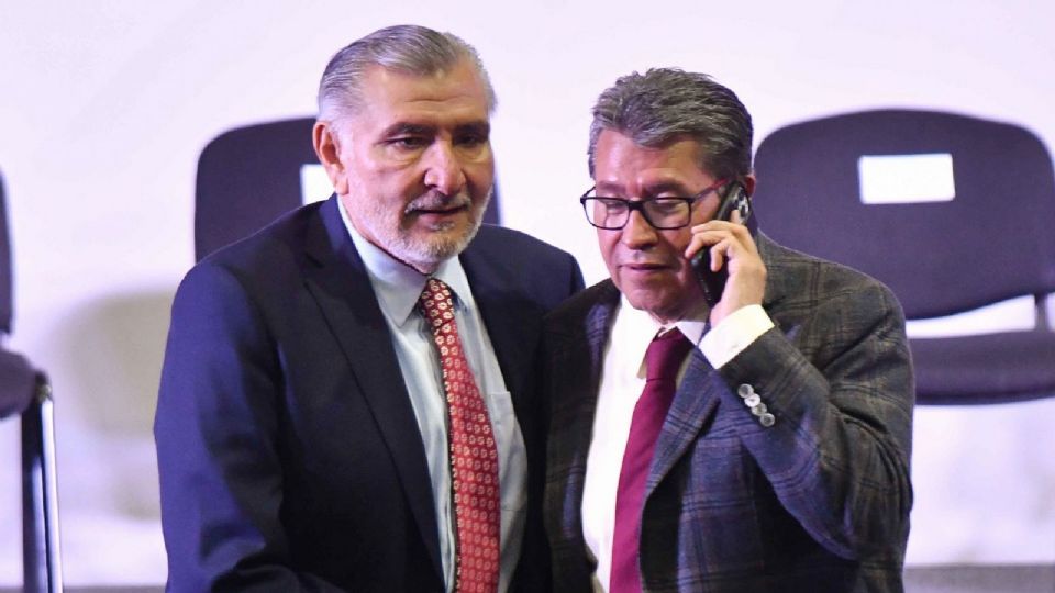 Adán Augusto López y Ricardo Monreal.