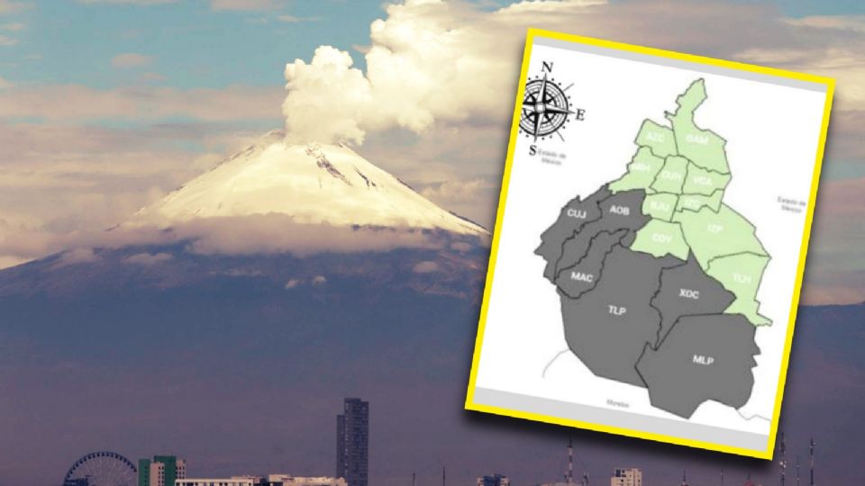 Caída de ceniza en la CDMX.