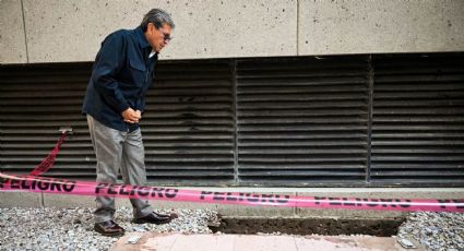 Reparación de socavones en San Lázaro provocados por intensas lluvias, supervisan