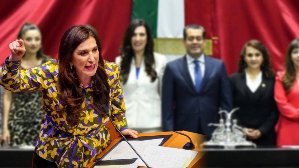 Kenia López Rabadán asume la presidencia en la Cámara de Diputados.