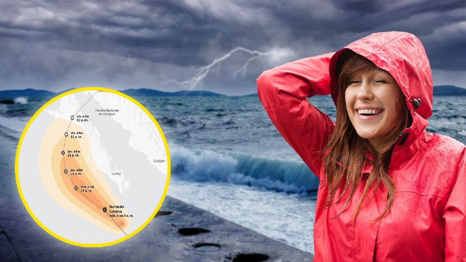 De acuerdo con la Conagua, Lorena seguirá una ruta cercana a las costas del Pacífico mexicano.