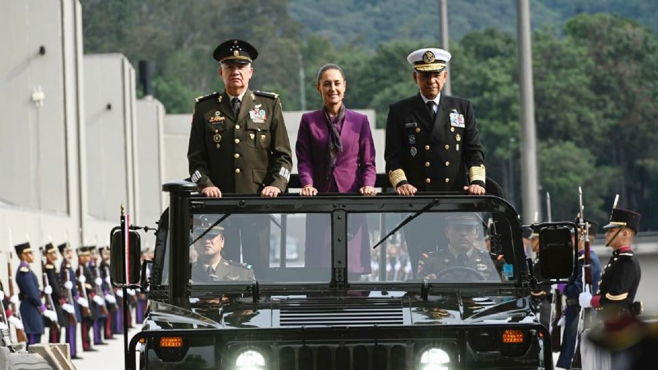 Claudia Sheinbaum encabeza evento de la Sedena.