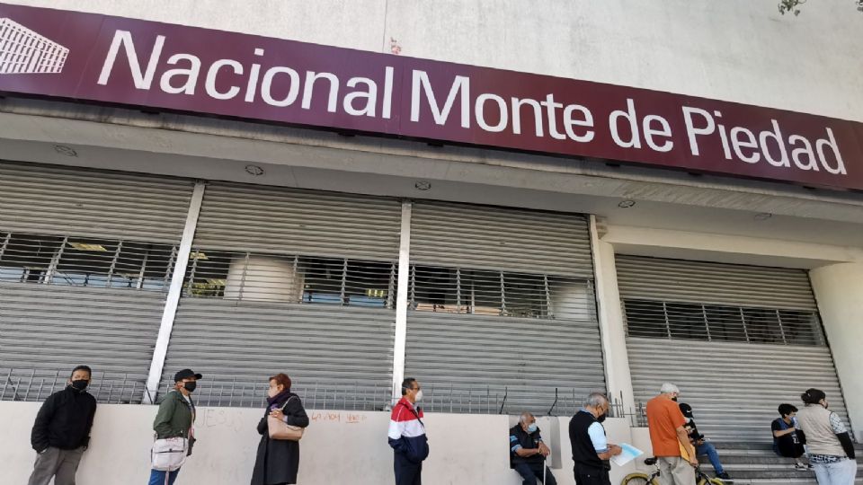 El Nacional Monte de Piedad realiza más de 600 mil operaciones mensuales en ventanilla.