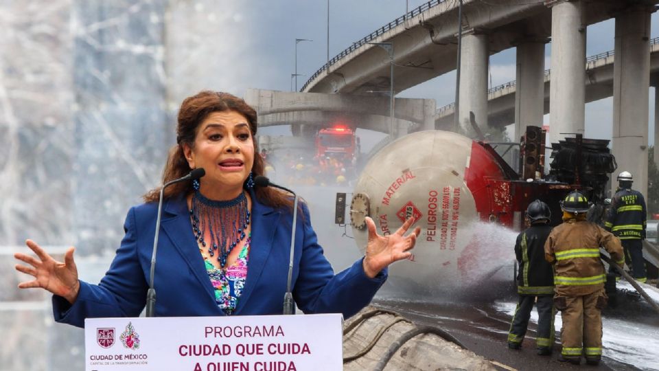 Clara Brugada anunció un paquete de propuestas para reforzar la regulación para el transporte de sustancias peligrosas.