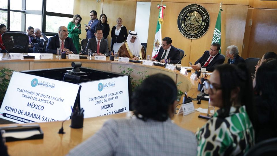 Ceremonia de instalación del Grupo de Amistad México-Israel.