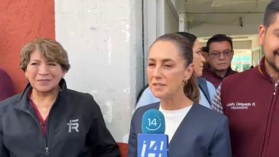 La presidenta Claudia Sheinbaum visitó las zonas afectadas.