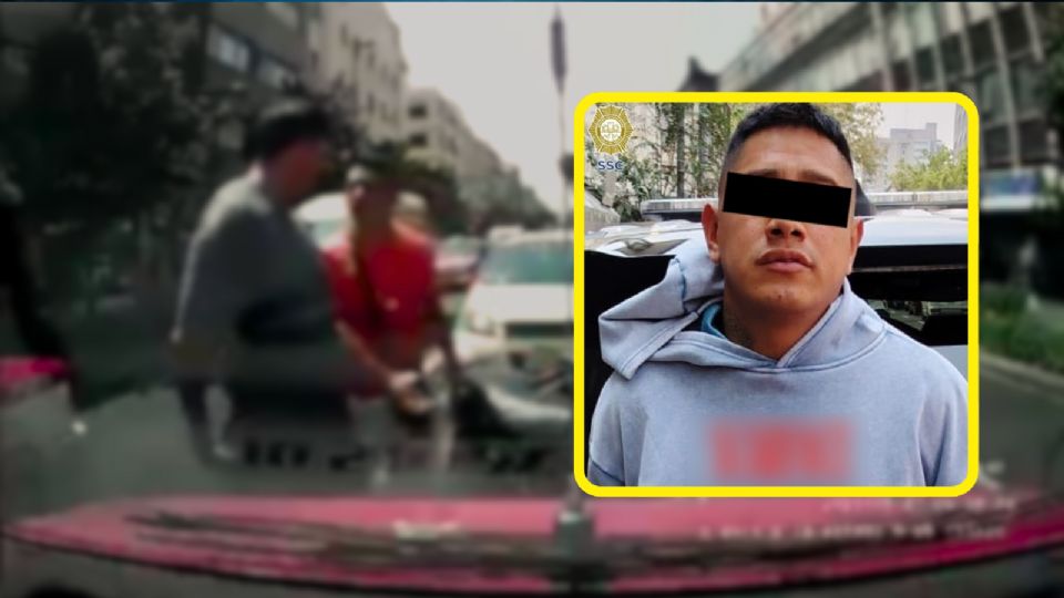 La SSC detuvo al motociclista que noqueó a taxista de un golpe en la CDMX, concluyendo la investigación de un caso que generó indignación en redes.