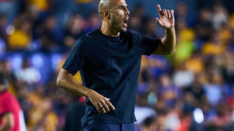Guido Pizarro durante el partido de Tigres vs. Atlas, Apertura 2025.