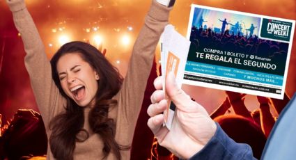 Concert Week del 4 al 8 de septiembre: En estos eventos en Monterrey podrás obtener un 2x1