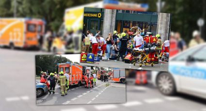Coche embiste a una multitud en Berlín y deja varios lesionados