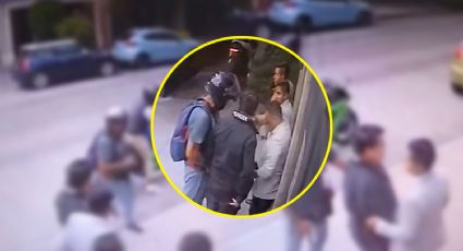 VIDEO | Motociclistas asaltan a cuatro hombres en la colonia Del Valle