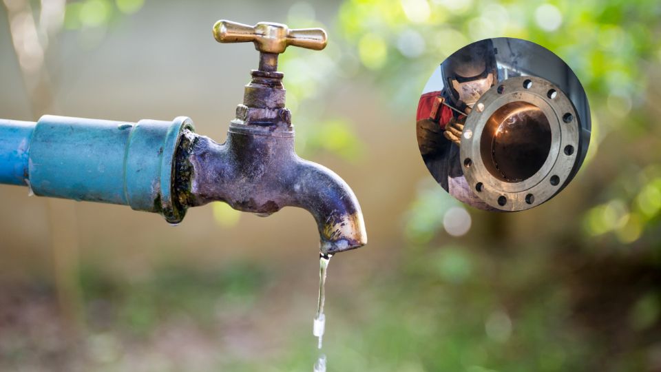 Agua y Drenaje de Monterrey informó cortes de agua de hasta 7 horas en colonias de Escobedo y El Carmen por reparación de tubería.
