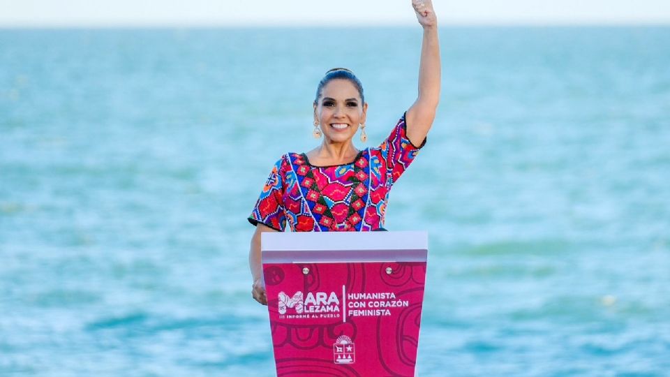 Mara Lezama, gobernadora de Quintana Roo.
