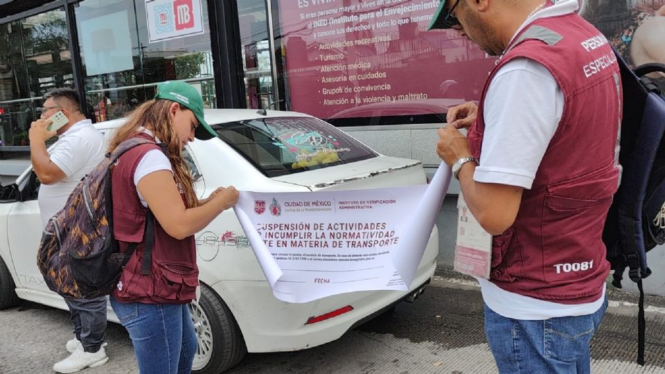 El instituto detalló que el operativo constó de la verificación en dos puntos estratégicos.