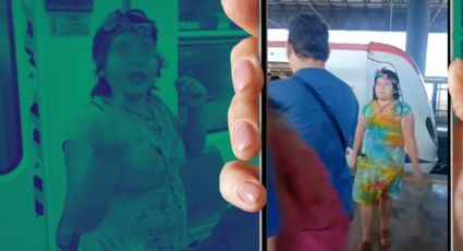 VIDEO | Mujer golpea a joven en el metro de Monterrey