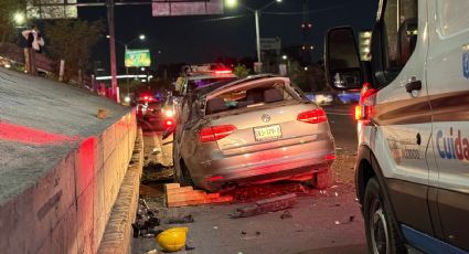 Joven de 18 años muere tras impactar su auto en avenida Morones Prieto