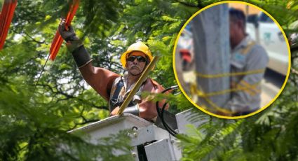 FOTOS | ¿Por qué pobladores de Dzemul, Yucatán, amarraron a empleado de la CFE?