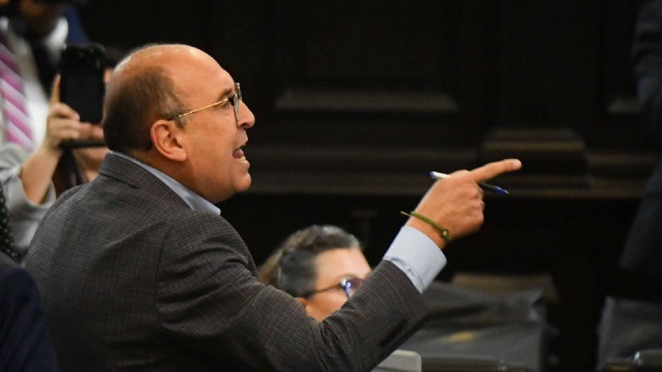 Rubén Moreira, diputado del PRI, durante la última sesión ordinaria de la Comisión Permanente.