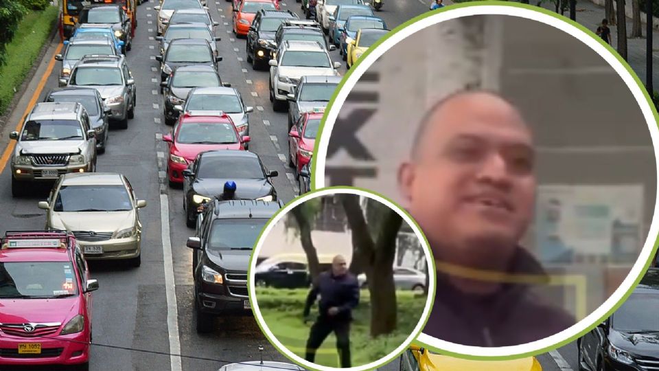 El sujeto agredió al conductor de un vehículo, incitándolo a bajarse.