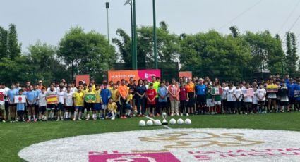 Samuel García inaugura el Mundialito en Centros Comunitarios y promete premio al ganador