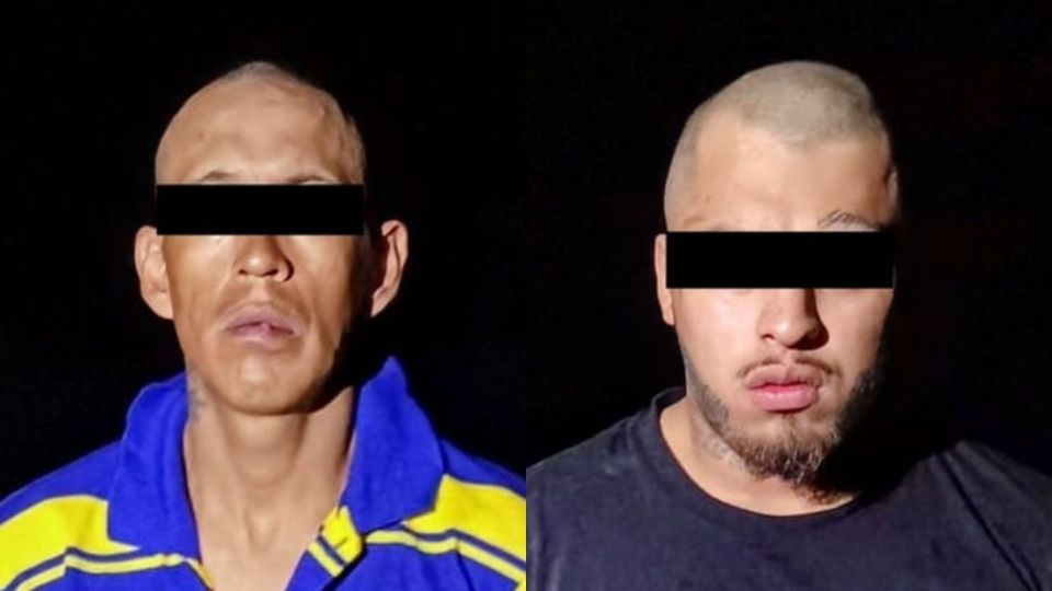 Los detenidos son identificados como Arturo 'N' y Hugo 'N'.