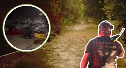 Fuertes lluvias en Monterrey generan caos, encharcamientos y rescates