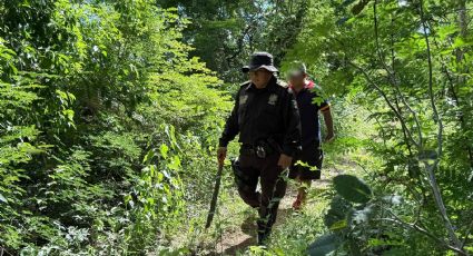 Operativo de búsqueda  de persona extraviada de Dzilam Gonzáles