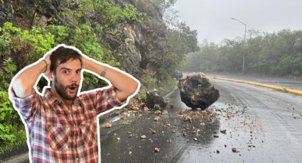 Deslave en San Pedro: roca de gran magnitud bloqueó acceso hacia Chipinque