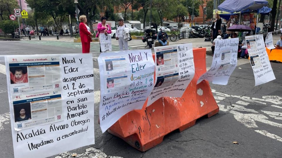 Ivonne Molotla, familiar de los desaparecidos, detalló que preocupa que se encuentren en riesgo, por lo que decidieron manifestarse.