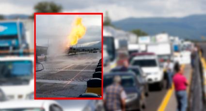 EN VIVO | Volcadura de pipa en la México-Puebla provoca cierre total de la circulación