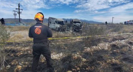 Accidente en la Carretera a Colombia deja 2 muertos y 9 lesionados en Lampazos