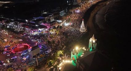 Más de 40 mil personas dan la bienvenida al 2026 en el malecón de Mazatlán