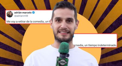 Adrián Marcelo se retira de la comedia y anuncia pausa indefinida