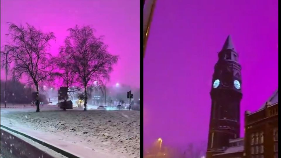 La verdad detrás del cielo rosa que aterrorizó a Birmingham