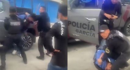 VIDEO | Policía de García golpean a joven; ya se investiga el caso