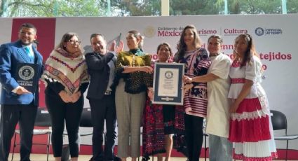 Sectur logra récord Guinness por el bordado más grande del mundo