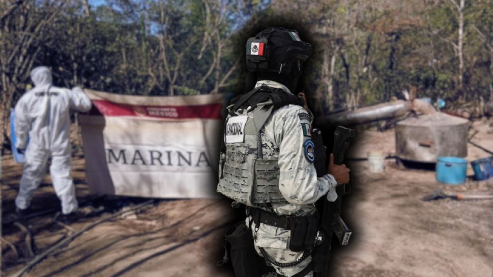 Este lunes la SEMAR dio a conocer que se neutralizaron megalaboratorios de droga sintética en Michoacán, Durango y Sinaloa.
