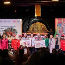 Develan billete de Lotería que conmemora la participación de México en la Fitur de Madrid
