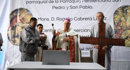 Bendicen primera piedra del templo San Pedro y San Pablo dentro del Cereso No.1 Norte de Nuevo León