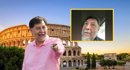 Polémica en redes: Reviven video de Noroña regateando tras su viaje a Roma