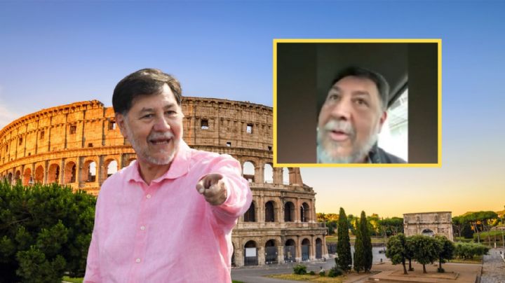 Polémica en redes: Reviven video de Noroña regateando tras su viaje a Roma
