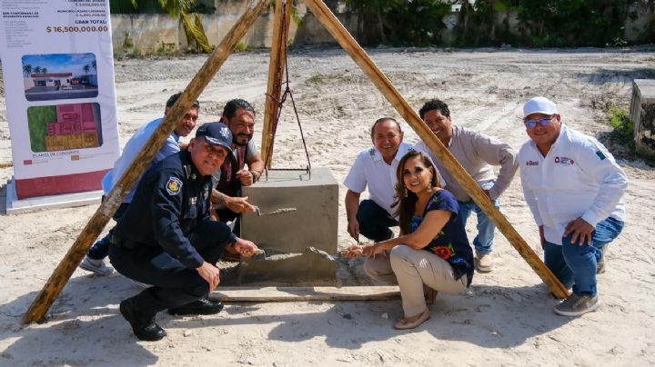 Mara Lezama: Tendrá Holbox por primera vez, Estación de Policía, Base de Policía y Protección Civil