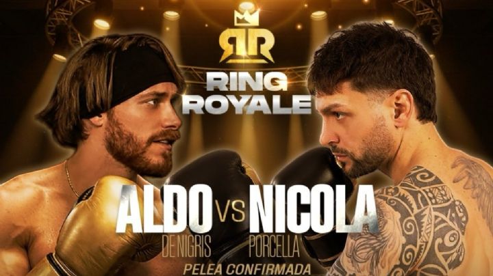 Dónde y cuándo ver el combate entre Aldo de Nigris y Nicola Porcella en Ring Royale Fights